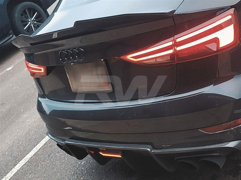 Audi 8V A3 S3 RS3 Carbon Fiber GTX Trunk Spoiler