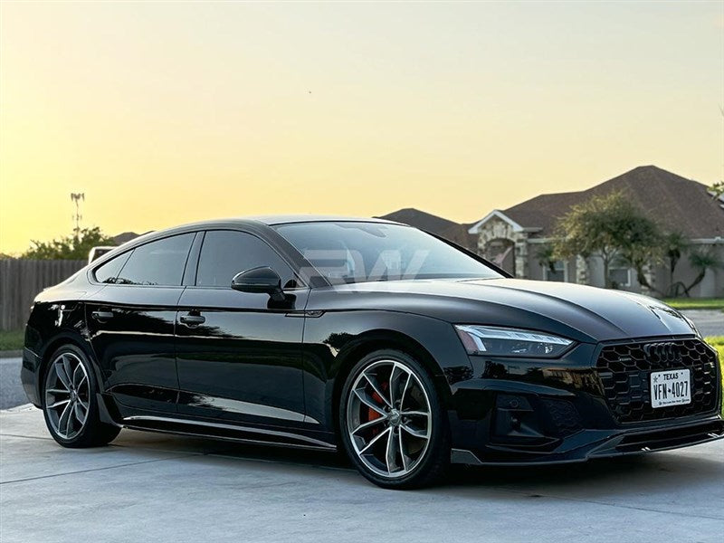 Audi A5 S-Line S5 Facelift CF Side Skirt Extensions