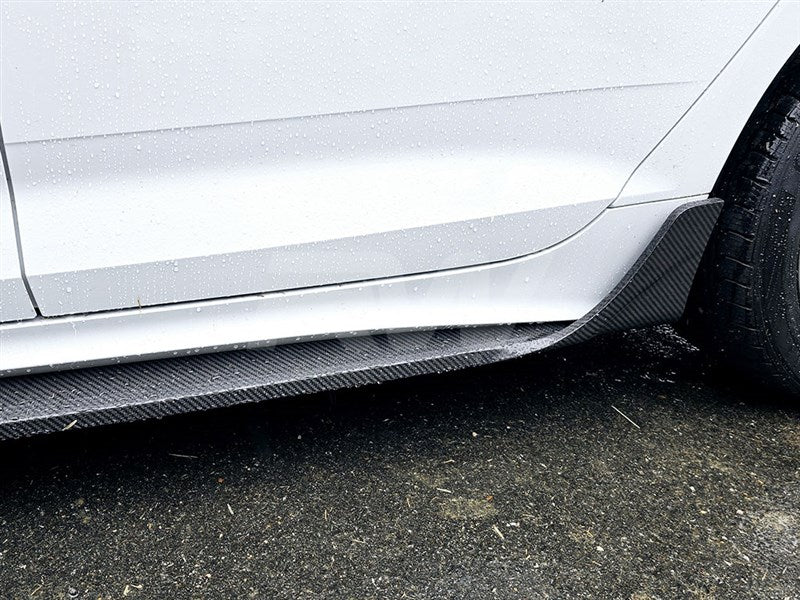 Audi A5 S-Line S5 Facelift CF Side Skirt Extensions