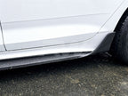 Audi A5 S-Line S5 Facelift CF Side Skirt Extensions