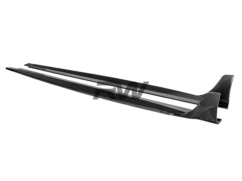 Audi A5 S-Line S5 Facelift CF Side Skirt Extensions