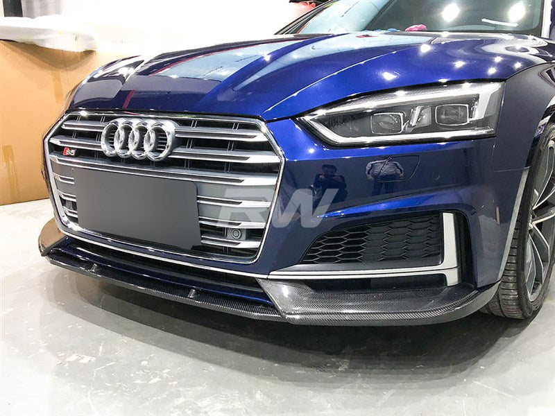 Audi A5 S5 Carbon Fiber Front Lip 17-19