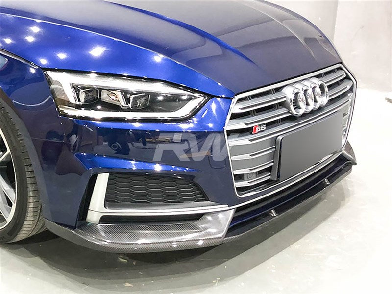 Audi A5 S5 Carbon Fiber Front Lip 17-19