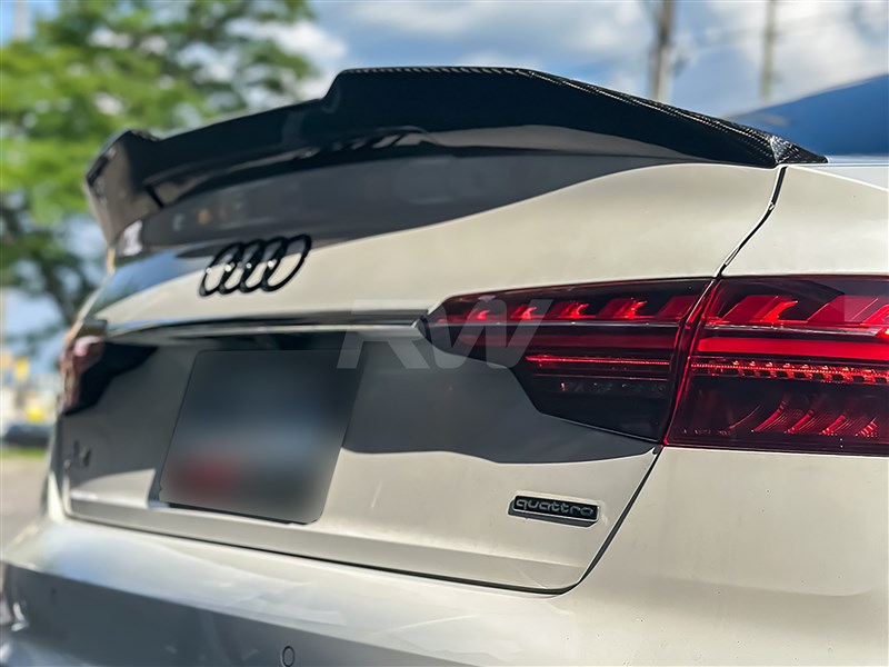 Audi B9 A4/S4 GTX Carbon Fiber Trunk Spoiler Main image