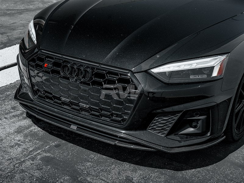 Audi A5 S-Line S5 Carbon Fiber Front Lip Spoiler Main image