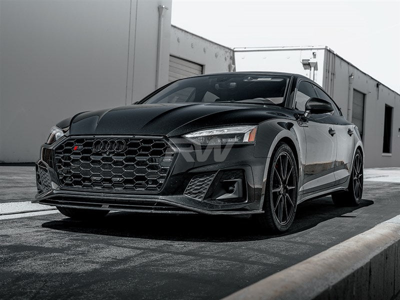 Audi A5 S-Line S5 Carbon Fiber Front Lip Spoiler