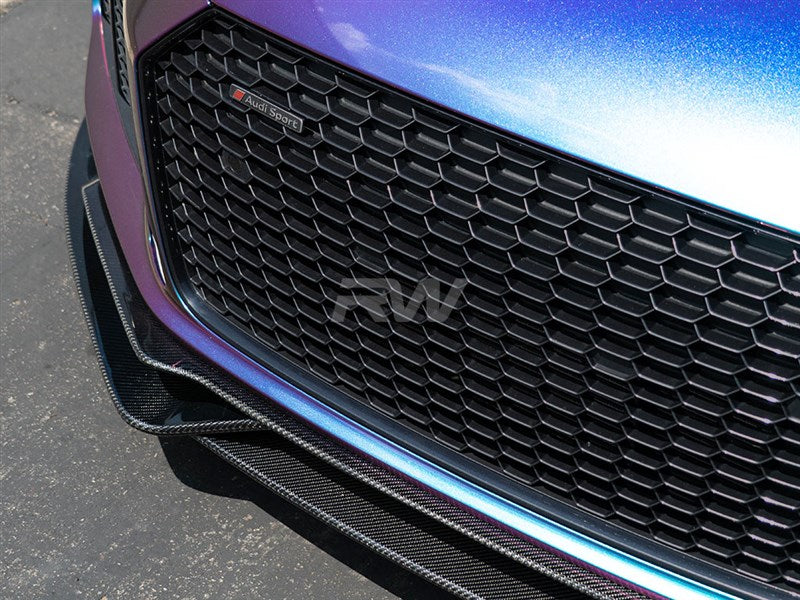 Audi R8 4S Carbon Fiber Front Lip Spoiler Secondary image