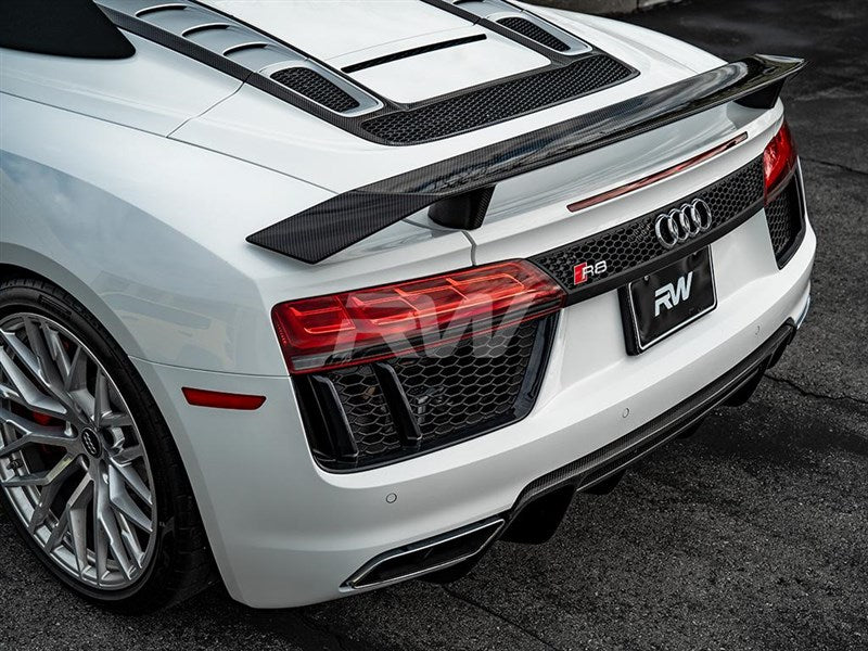 Audi R8 4S Carbon Fiber Rear Wing (Coupe)