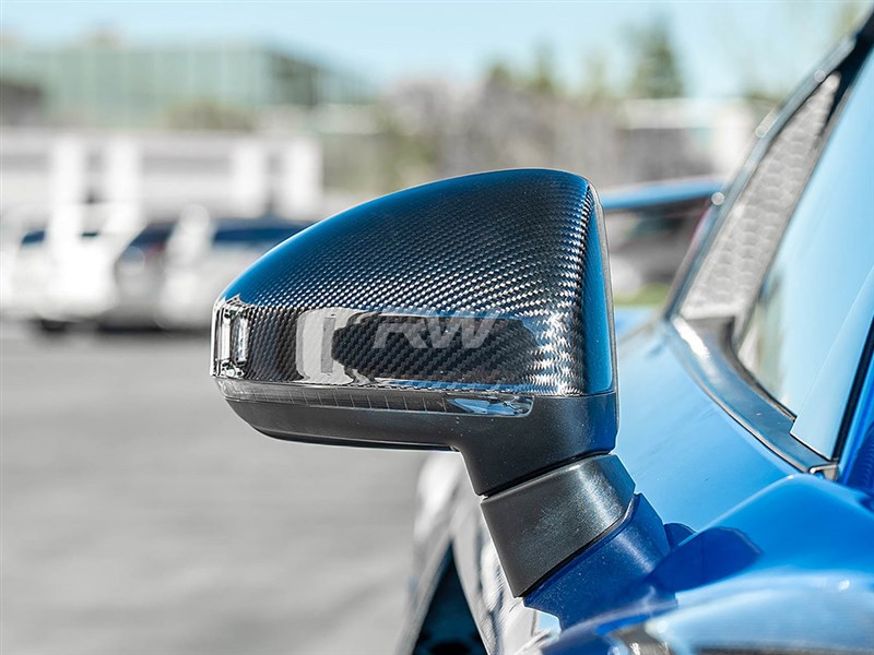 Audi R8 4S Dry Carbon Fiber Mirror Caps
