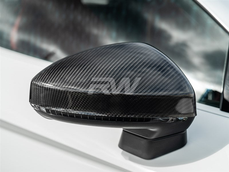 Audi R8 4S Dry Carbon Fiber Mirror Caps