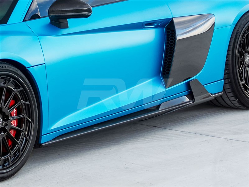 Audi R8 4S DTM CF Side Skirt Extensions 2019+