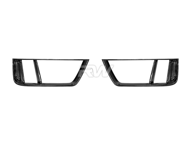 Audi R8 4S Carbon Fiber Rear Bumper Trims