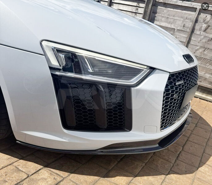 Audi R8 4S Dry Carbon Fiber DTM Front Lip Spoiler
