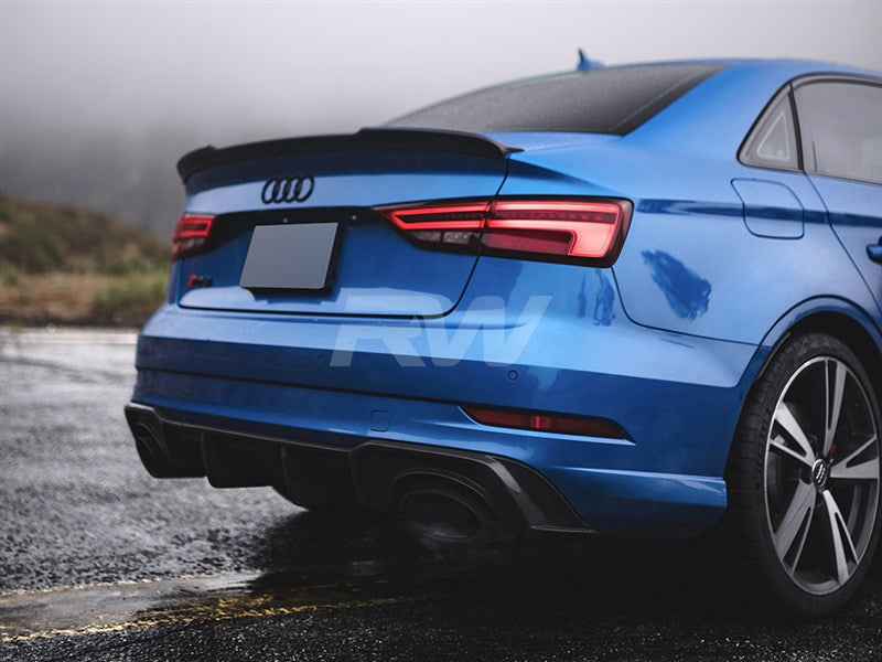 Audi 8V RS3 Carbon Fiber Rear Diffuser