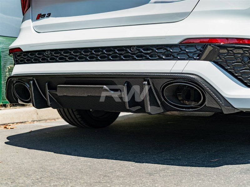 Audi RS3 8Y Carbon Fiber Rear Diffuser