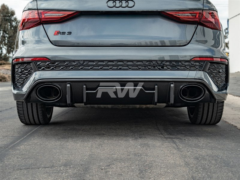 Audi RS3 8Y Carbon Fiber Rear Diffuser