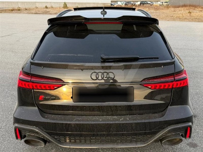 Audi RS6 C8 Avant Carbon Fiber Trunk Spoiler Secondary image