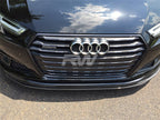 Audi B9 A4 S4 Carbon Fiber Front Lip Spoiler 2019