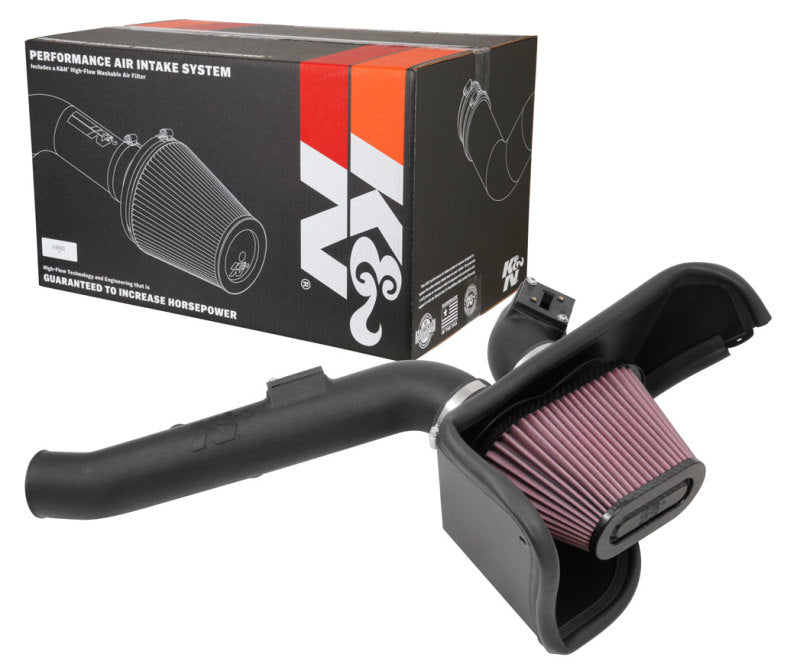 K&N 16-17 Cadillac ATS-V 3.6L V6 Twin Turbo Performance Intake Kit (view 6)