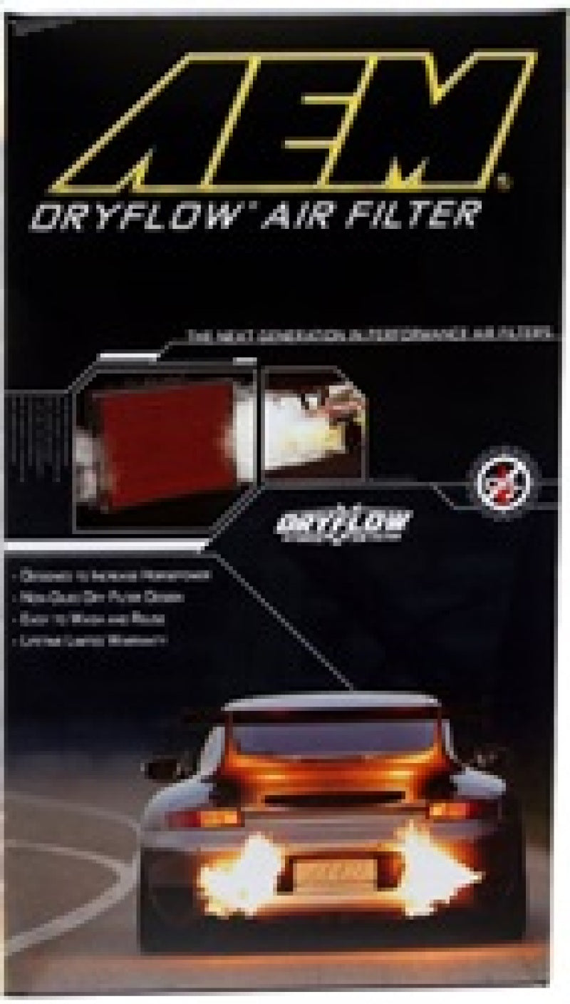 AEM Nissan 11in O/S L x 6.688in O/S W x 1.438in H DryFlow Air Filter (view 6)