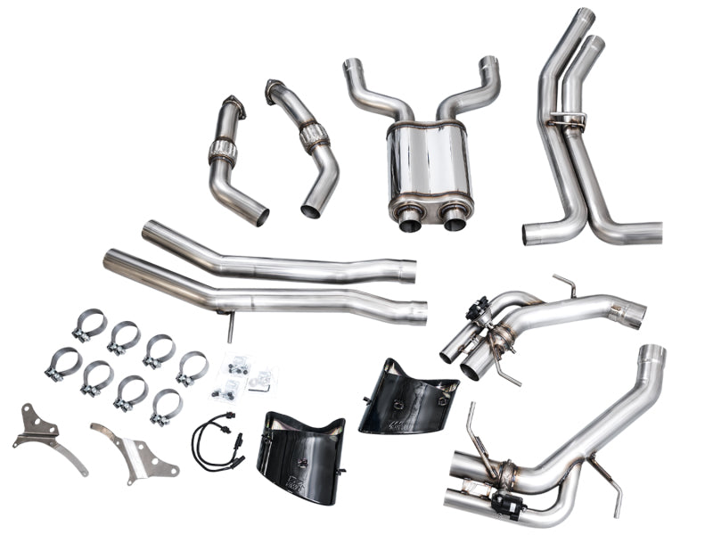 AWE Tuning 21-23 Audi C8 RS6/RS7 SwitchPath Cat-Back Exhaust - Diamond Black Tips (view 25)