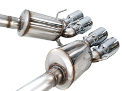 AWE Tuning C6 Chevrolet Corvette Z06/ZR1 Touring Edition Axle-Back Exhaust w/ Chrome Silver Tips