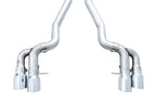 AWE Tuning 18-19 BMW M5 (F90) 4.4T AWD Cat-Back Exhaust - Track Edition (Chrome Silver Tips) (view 3)