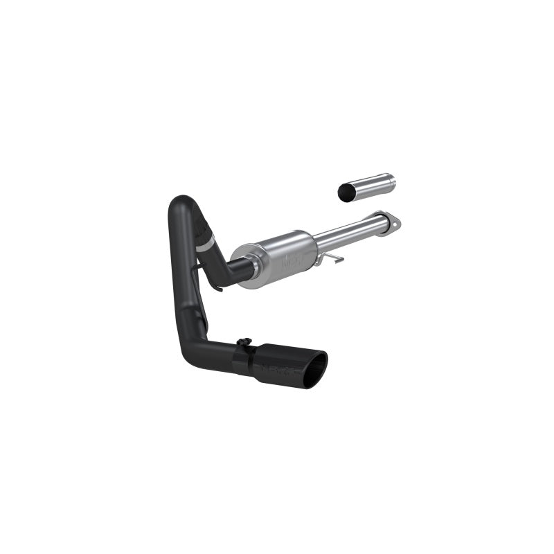 MBRP 2015 Ford F-150 2.7L / 3.5L EcoBoost 3in Cat Back Single Side Black Exhaust System (view 2)