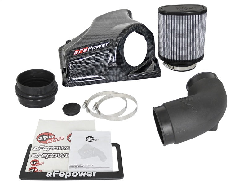 aFe MagnumFORCE Intake Stage-2 Pro DRY S 2017 BMW 340i (F30) L6-3.0L (t) B58 (view 8)