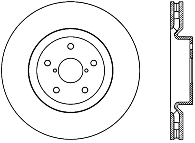 StopTech Drilled Sport Brake Rotor (view 2)