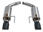 AWE Tuning S550 Mustang EcoBoost Axle-Back Exhaust - Touring Edition (Diamond Black Tips) (view 4)