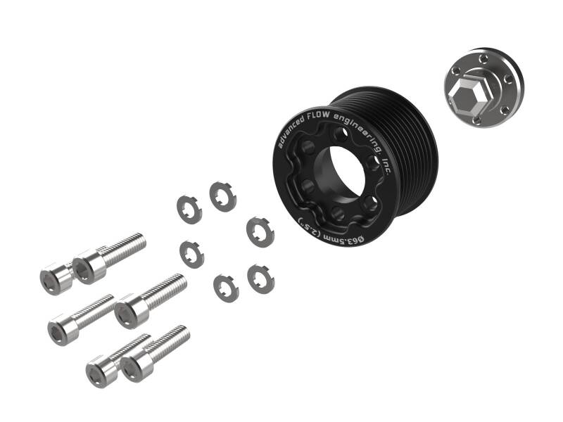 aFe 15-23 Dodge Challenger / 15-23 Dodge Charger SRT Hellcat 2.50in Supercharger Power Pulley Kit (view 6)