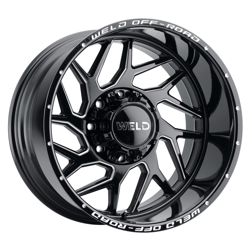 Weld Off-Road W117 20X9 Fulcrum 6X135 6X139.7 ET00 BS5.00 Gloss Black MIL 106.1 (view 3)