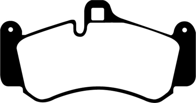 EBC 01-03 Porsche 911 (996) (Cast Iron Rotor only) 3.6 Twin Turbo GT2 Redstuff Front Brake Pads (view 5)