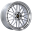 BBS LM 20x9 5x120 ET20 Diamond Silver Center Diamond Cut Lip Wheel -82mm PFS/Clip Required