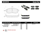 StopTech Performance 02-05 Infiniti G35 / 07-09 Nissan Altima/Sentra / 6/02-05 350Z Front Brake Pa (view 10)