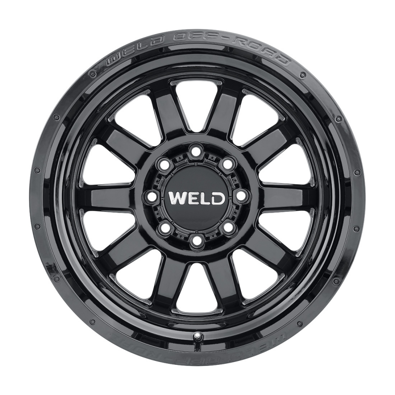 Weld Stealth 20x9 / 8x180 / 5.01 BS / 124.3 HB - Gloss Black - Non-BL Wheel (view 3)