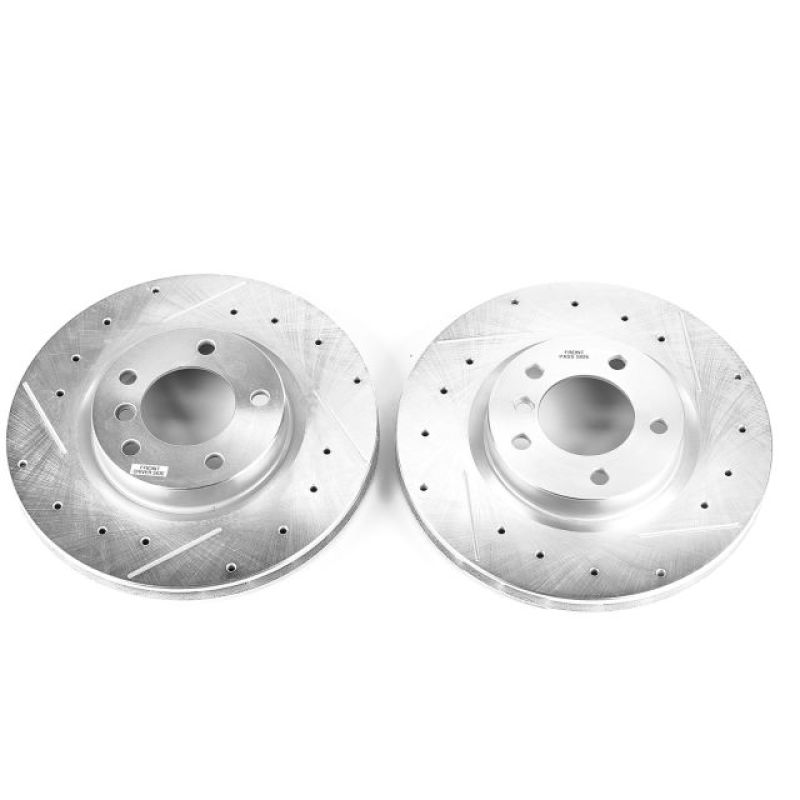 Power Stop 95-99 BMW M3 Front Evolution Drilled & Slotted Rotors - Pair Main image