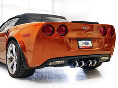 AWE Tuning 05-07 C6 Chevrolet Corvette 6.0L Touring Edition Axle-Back Exhaust w/ Chrome Silver Tips
