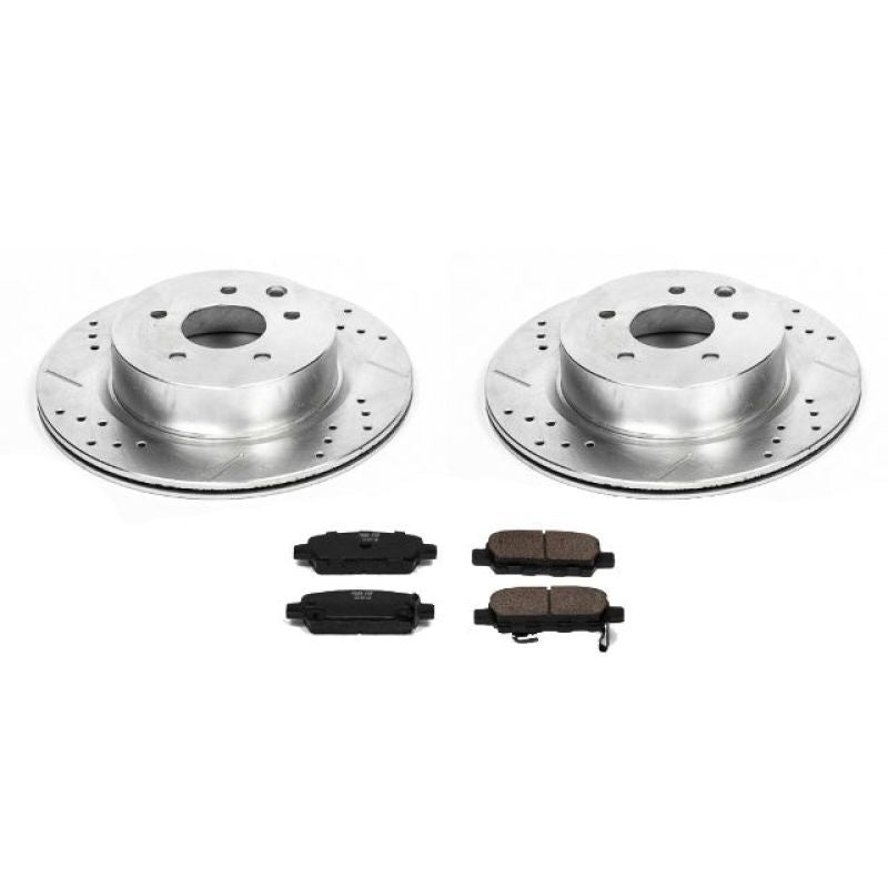 Power Stop 08-12 Infiniti EX35 Rear Z23 Evolution Sport Brake Kit Main image