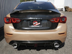 aFe Takeda Cat-Back Exhaust System Infiniti Q50 14-15 V6-3.7L- Polished Tip (view 2)