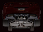 AWE Tuning 09-13 Chevrolet Corvette 6.2L Track Edition Axle-Back Exhaust w/ Chrome Silver Tips (view 4)