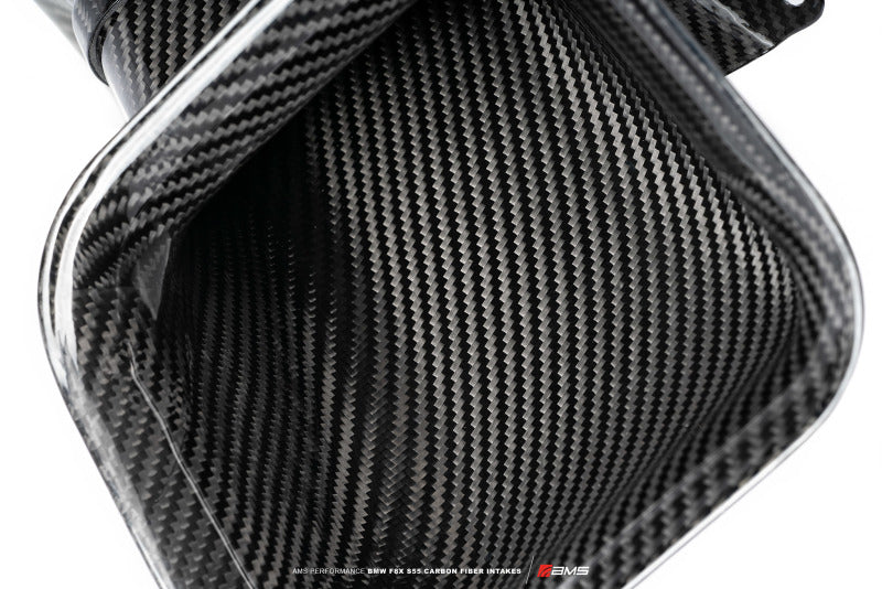 AMS Performance 15-18 BMW M3 / 15-20 BMW M4 w/ S55 3.0L Turbo Engine Carbon Fiber Intake (view 19)