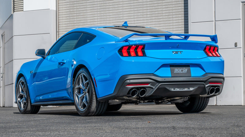 Borla 2024 Ford Mustang GT 5.0L V8 w/ Active Exhaust S-Type Cat-Back Exhaust System - Black Chrome (view 2)