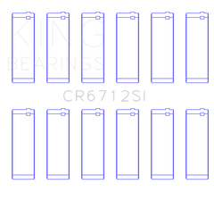 King Engine Bearings Ford V6 Triton/Ohv (Size +0.25mm) Connecting Rod Bearing Set