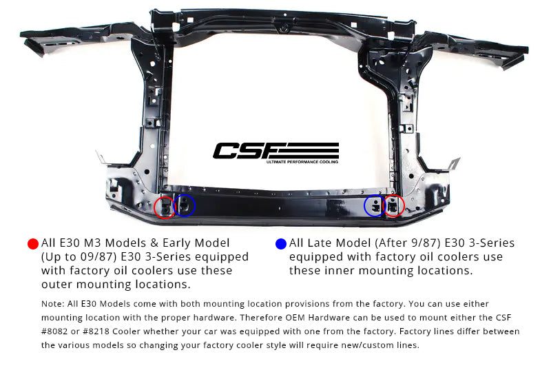 CSF BMW E30 Group A / DTM Race Style Oil Cooler (view 7)