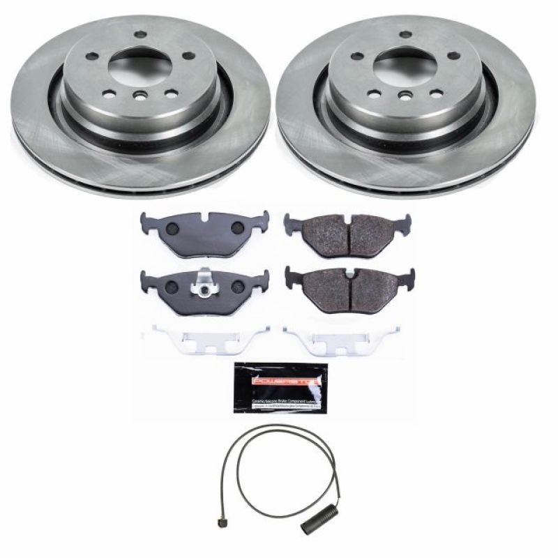 Power Stop 95-99 BMW M3 Rear Track Day Brake Kit Main image