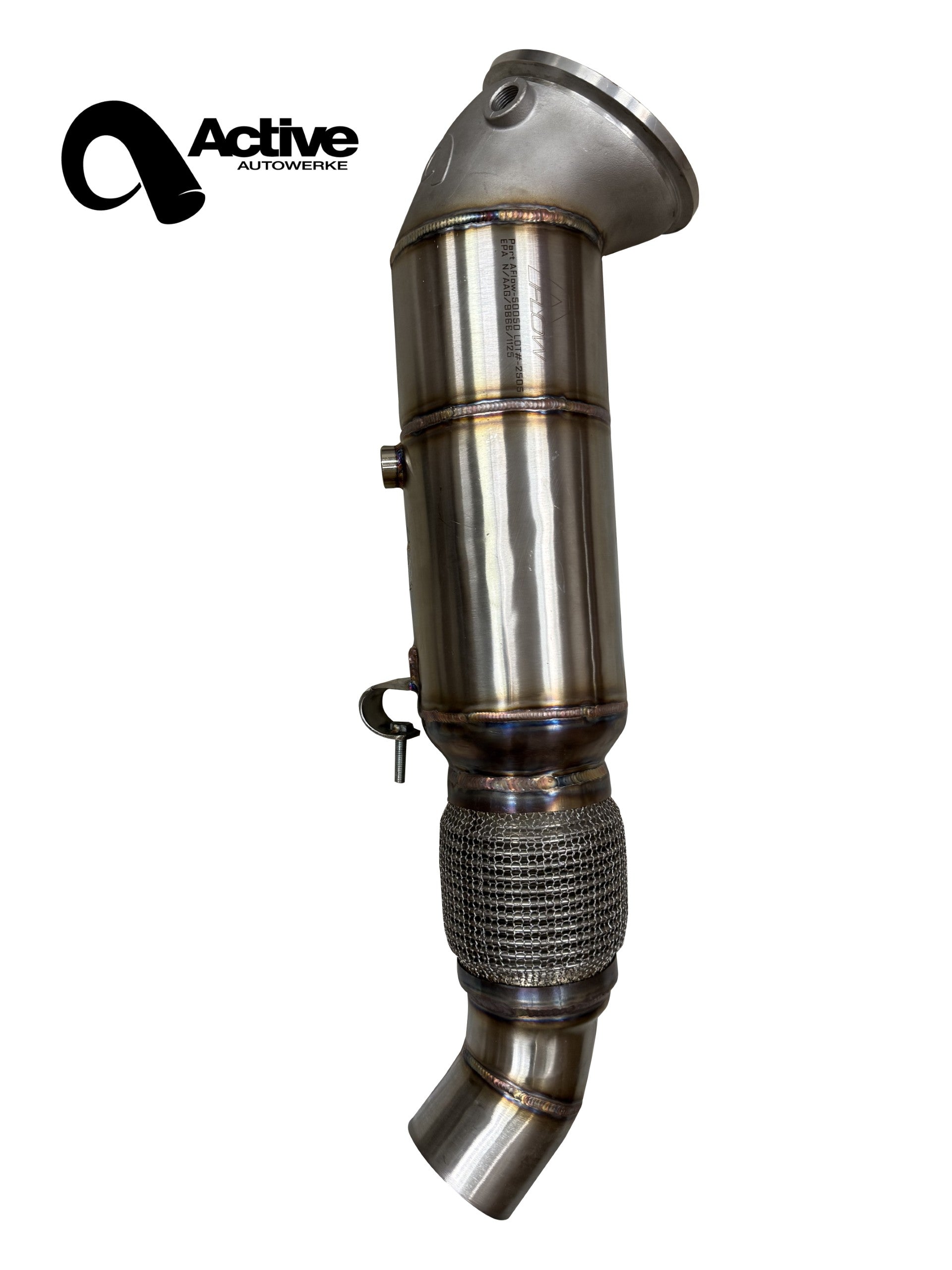 Active Autowerke BMW B58N X5-40i X3-40i X7-40i 540i 640i 740i GESI Catted Downpipe (2025 and newer) Secondary image