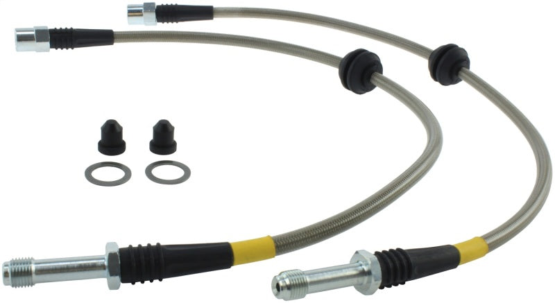 StopTech 09 Audi A4 Sedan / 08-10 A5-S5 Front Stainless Steel Brake Line Kit Main image