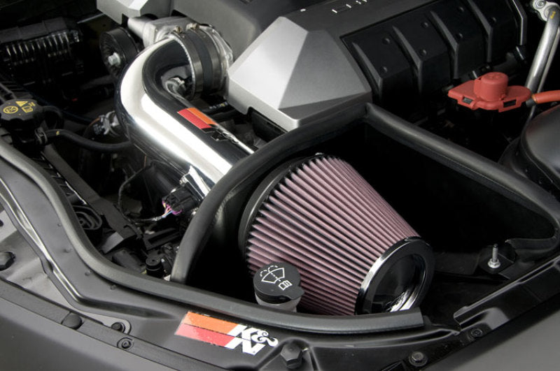 K&N 10 Camaro 6.2L V8 Polished Typhoon Short Ram Intake (view 9)